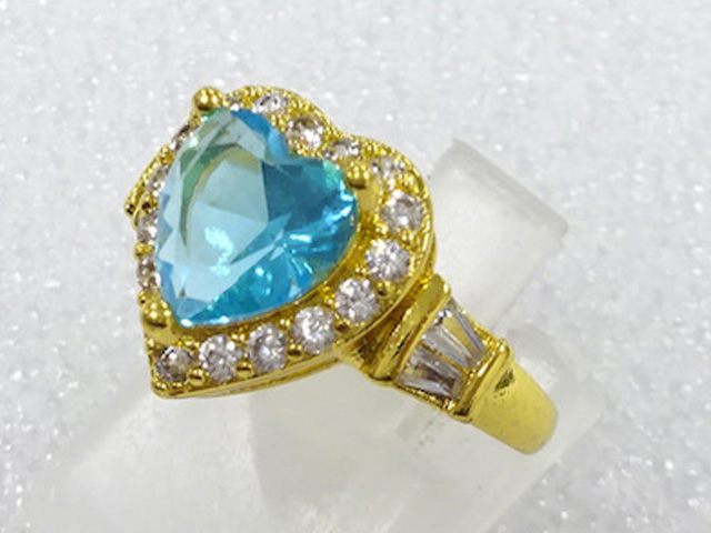 色石　指輪(8.5号)